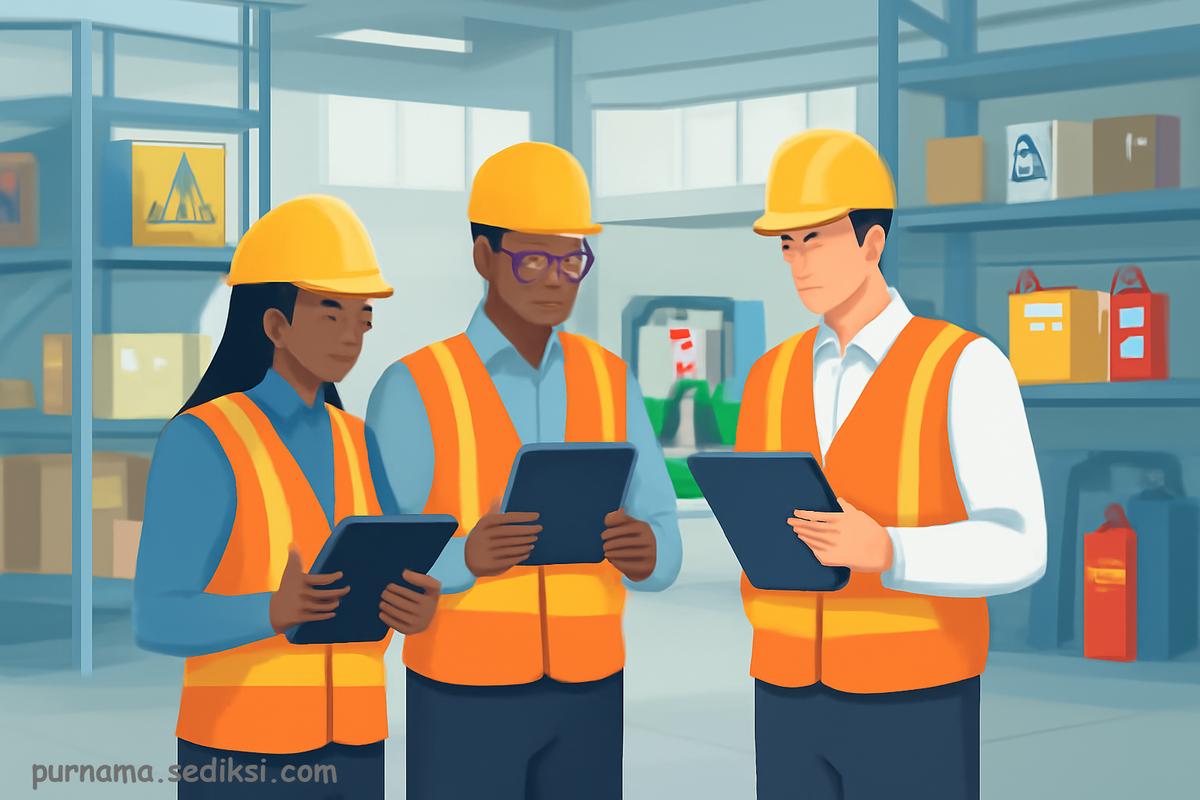 Cara melakukan audit K3 secara berkala di pabrik atau gudang